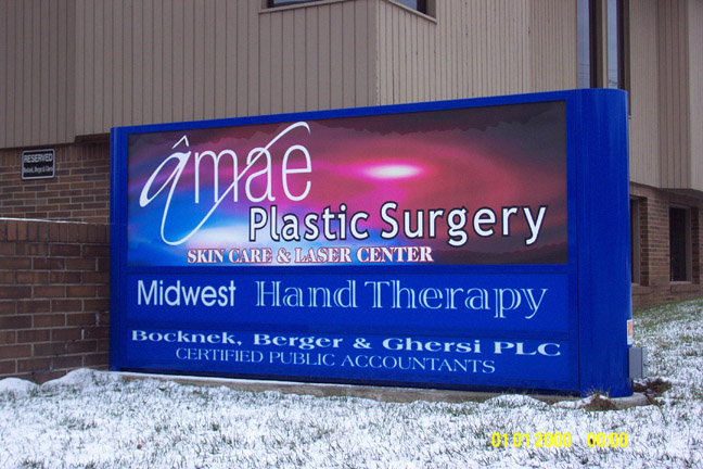 AMAE Printed Graphic Sign on Acrylic – Pontiac Michigan