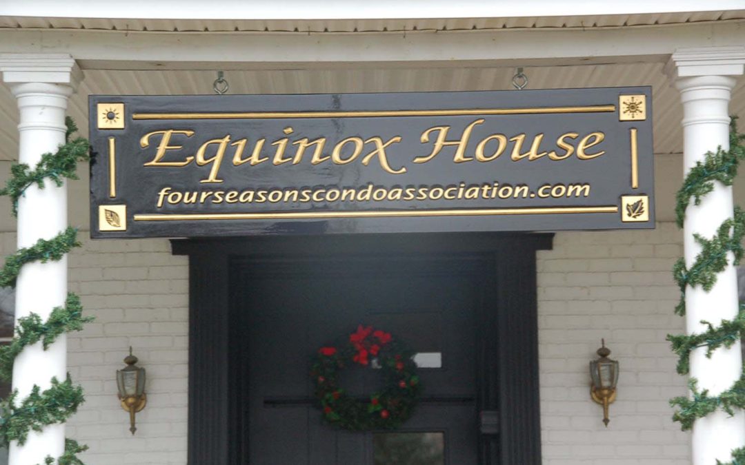 Equinox Carved HDU Painted Sign – Michigan