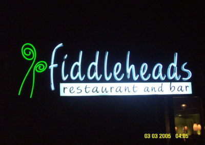 Fiddleheads Bar Neon Outdoor Neon Sign – Berkley Michigan