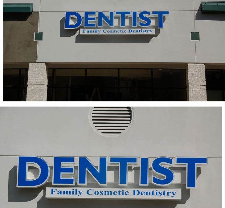 Dentist Channel Letter Wall Sign – Novi Michigan